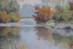 GUYOT Emmanuel (XIX-XXème siècle) - Bords de rivières en automne....