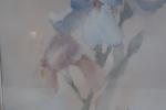 BADERIAN Rosa (XXème siècle) - Branche fleurie. Aquarelle sur papier...