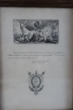 Lot de 3 gravures comprenant : "Vue de Florence" (35...