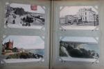Album de cartes postales anciennes, vues diverses, dont Madagascar, Djibouti,...
