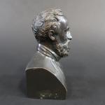 CHARDIGNY Pierre-Joseph (1794-1866) : Buste de Michel-Ange. Bronze à patine...