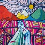 Un des 15 dessins à parrainer réalisé par Anastasia Tverdoklib (Ukraine) catégorie 6/9 ans