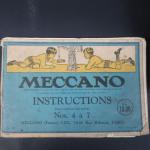 MECCANO -lot de 3 boites complémentaires vers 1930, 2 x...