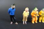 Tintin, LU 1990 et 1994, série de 5  figurines...