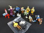 Tintin, Moulinsart  2002, série complète de 10 figurines avec...