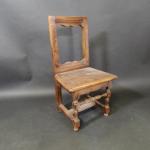 Petite chaise Lorraine d'enfant en bois H 59 cm Hauteur...