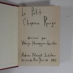 HONEGGER-LAVATER (Warja) & PERRAULT (Charles). Le Petit Chaperon rouge. Paris,...