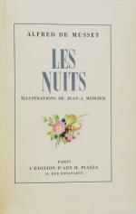 MERCIER (Jean A.) & MUSSET (Alfred de). Les Nuits. Paris,...