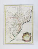 BONNE (Rigobert). Carte du Paraguay et partie des Pays adjacants....
