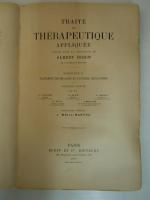 ROBIN (Albert). Traité de thérapeutique appliquée. Paris, Rueff et Cie,...