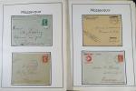 1 lot de 8 timbres d'Alsace lorraine, 4c, 5c, 10c,...