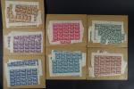 1 chemise timbres de TUNISIE série traversée du Sahara en...