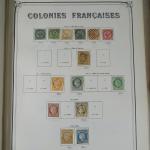 4 vieux albums yvert cuir collection de colonies françaises tous...