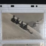 SPORTS DE GLACES ET NEIGE - CARTE PHOTO SKIEURS 1923,...