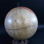 LEVASSEUR : Globe terrestre en composition et papier imprimé sur...