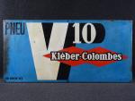 Kleber-Colombes V10 Pneu En vente ici. Plaque publicitaire en tole...