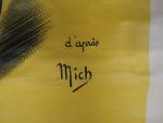 D'après Jean Marie Michel LIEBEAUX dit MICH (1881-1923). HUTCHINSON Pneu...