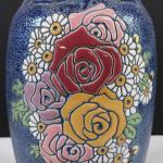 Scheurich-Keramik
Grand vase balustre à décor de branches fleuries en relief...