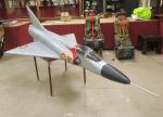 Maquette avion Dassault Mirage 3 C en bois des années...