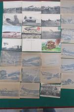 Important ensemble d'environ 380 cartes postales modernes et semi-modernes comprenant...