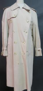 BURBERRYS' - Trench coat beige pour homme en coton, intérieur...