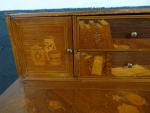 Petit bureau à gradin de style Louis XV en bois...