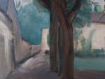 KAYSER Edouard-Charles (1882-1965) : Tour carrée. H.sur papier marouflé sur...