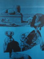 ATTALI Jean (né en 1937) : Souvenir d'Egypte. Lithographie signée,...