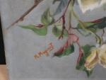 MAGINOT Madeleine (1917-1950) - "Jetée de roses". Huile sur toile...