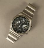 OMEGA SPEEDMASTER - MARK V vers 1980. Montre-bracelet chronographe de...