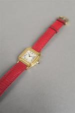 CARTIER Panthère vers 1995 - Montre bracelet de dame en...