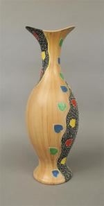 DERUTA - Grand vase années 1970 en céramique émaillée à...