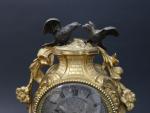 Cartel à poser d'époque Louis XV en bronze doré à...