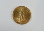 ETATS-UNIS : Une pièce de 20 dollars Saint-Gaudens, Philadelphie 1922...