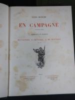Lot de 3 livres : En campagne par Meissonier et Detaille ;...