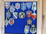 France Lot de 28 (env.) insignes militaires divers, nombreuses reproductions,...