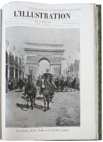 RELIE 1918 - 19
Reliure demi-cuir vert 25 x 33 cm