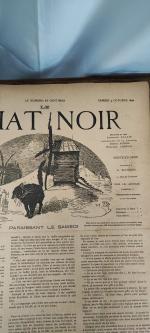 Reliure revue LE CHAT NOIR 1er mars 1890 au 23...