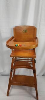 Jouet enfant ancienne chaise poupée en bois transformable.
Hauteur x 78,9cm...
