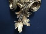 Petit cartel de style Louis XV en bronze doré à...
