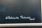 PASTURSZAK Wlodumien (XX's). Grande epreuve graphique "Fractales" signé, daté 2008....