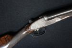 Fusil à platines Auguste Francotte, vendu par Begonin à Nice....