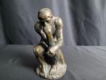 Statuette en bronze Le Penseur reproduction de l oeuvres de...