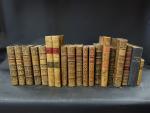 Lot de 19 ouvrages dépareillés du XVIII's et XIX's comprenant...