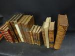 Lot de 19 ouvrages du XVIII's comprenant : 4 vol....