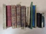12 volumes dont : Allonville, mémoires secrets, 1841 ( 3...