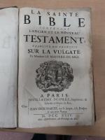 LE MAISTRE DE SACY, La Sainte Bible. Paris, Desprez, 1724...