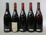 BOURGOGNE ROUGE. 5 bout. dépareillées Pinot Noir 2001 - 2004...