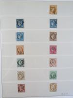 1 reliure Lindner avec son boitier bordeaux de timbres de...