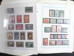 1 grand album yvert rouge ancien d'une collection de timbre...
